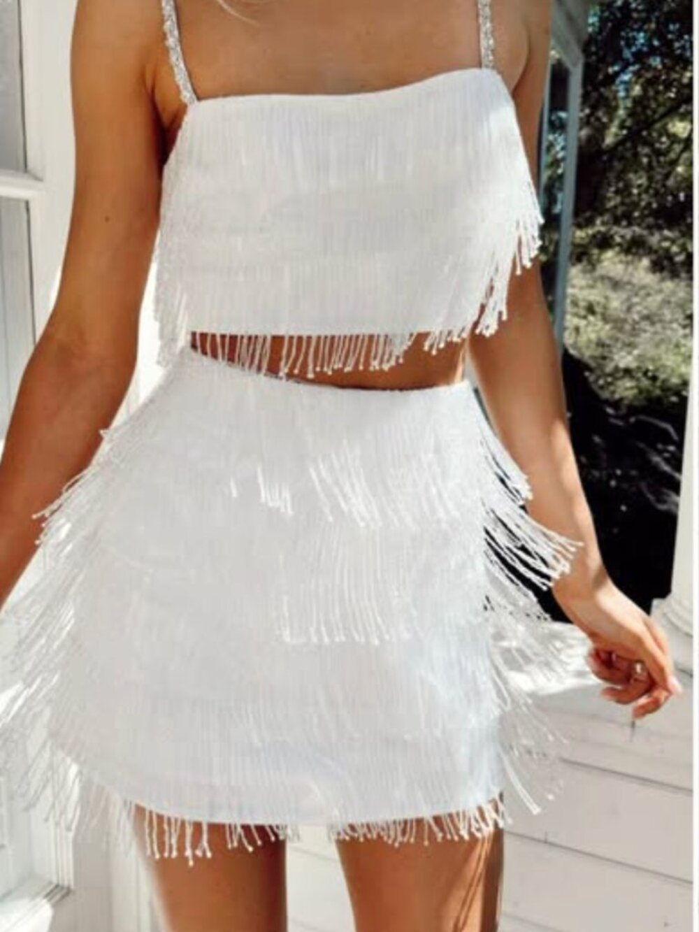 Show Me You Mumu - Swift Fringe Skort